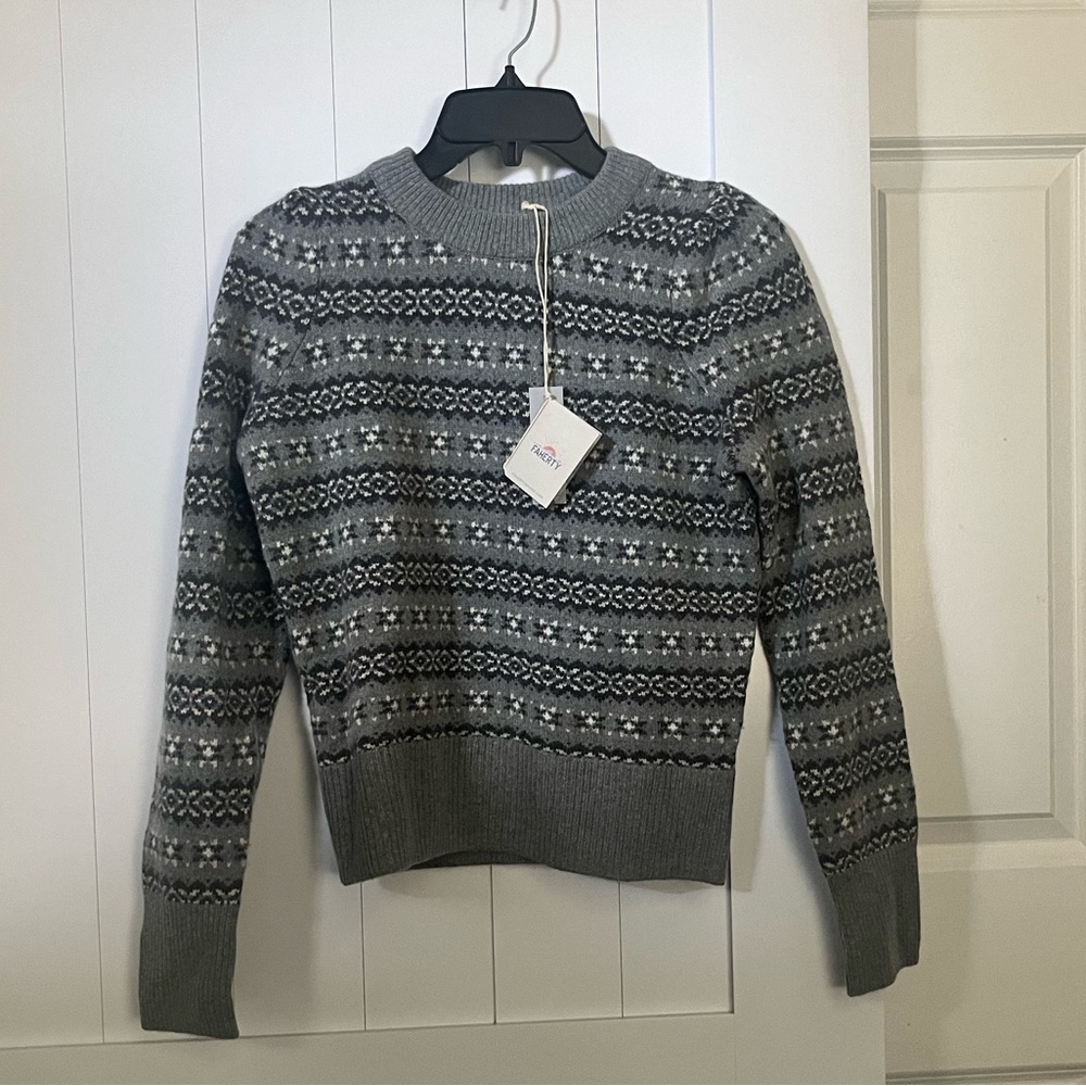 Faherty Women’s Highland Fair Isle Sweater